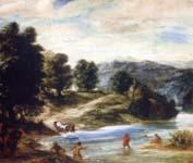 The Banks of the River Sebou, Eugene Delacroix